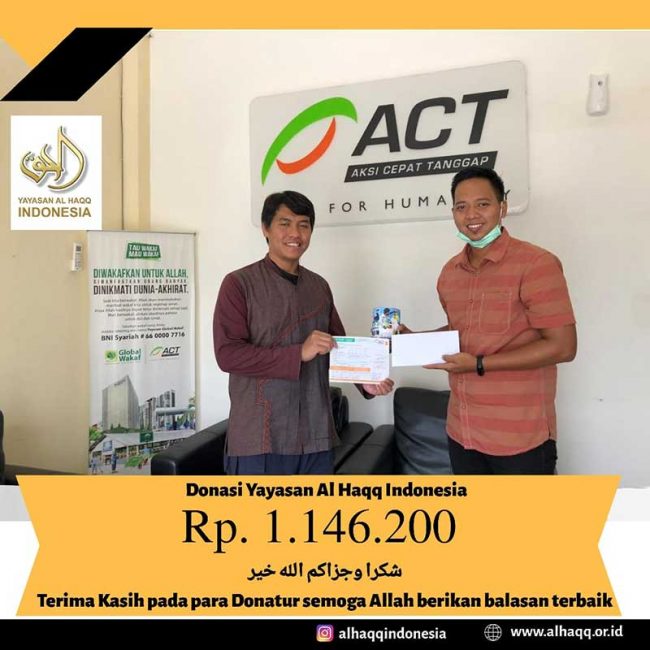 donasi yayasan alhaqq